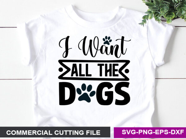 Dog svg t shirt design template