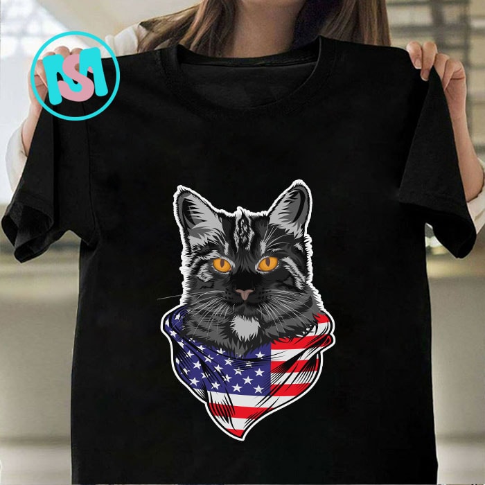 Cat American SVG Bundle, Cat SVG, July 4th svg, Independence Day, 4th of July SVG, America Svg, USA Flag svg, Patriotic SVG, Usa png, Usa svg, png