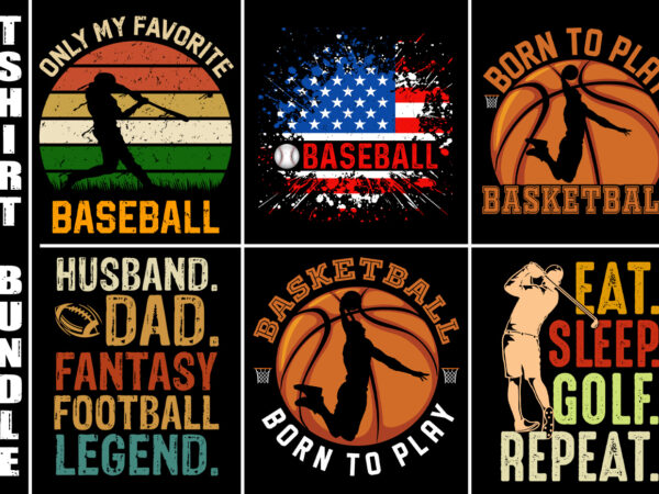 Baseball t-shirt design bundle - Buy t-shirt designs