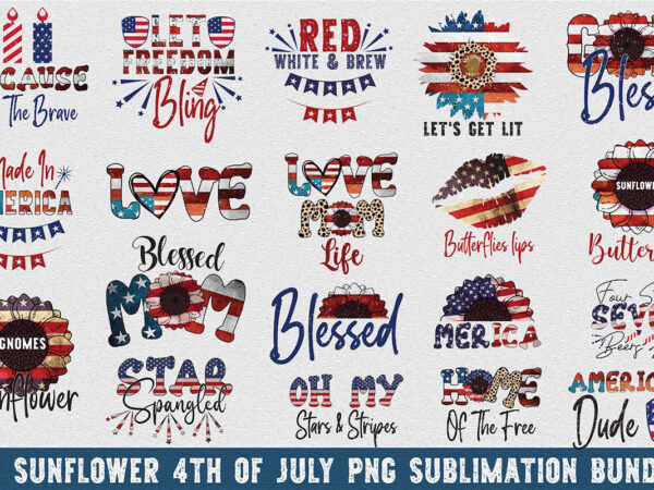 Free Sublimation Design for Shirts: 4th of July Design