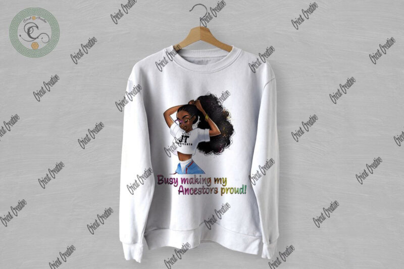African Woman With Juneteenth Quotes Sublimation design & Black History Month Design T-shirt Png