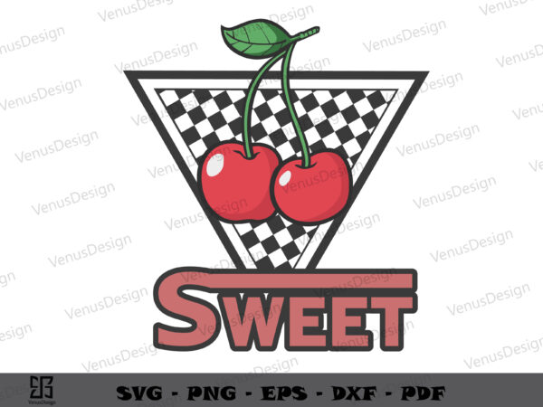 Sweet cherry chess board files for cricut, trending shirt design