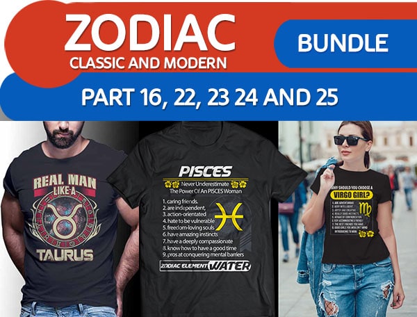 ZODIAC BUNDLE PART 16, PART 22, PART 23, PART 24 AND PART 25 - Buy t ...