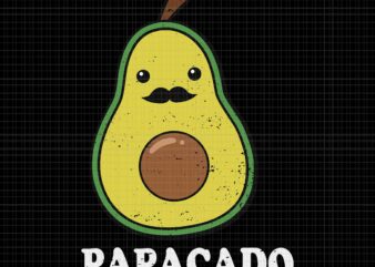 Avocado Dad Vegan Guacamole Avocado Papacado Svg, Father’s Day Svg, Avocado Papacado Svg, Papacado Svg t shirt vector