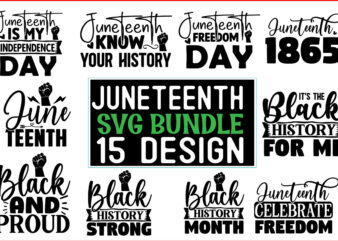 Juneteenth SVG T shirt Design Bundle 10 design