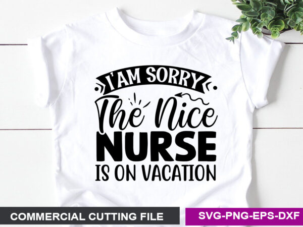 Nurse svg t shirt design template