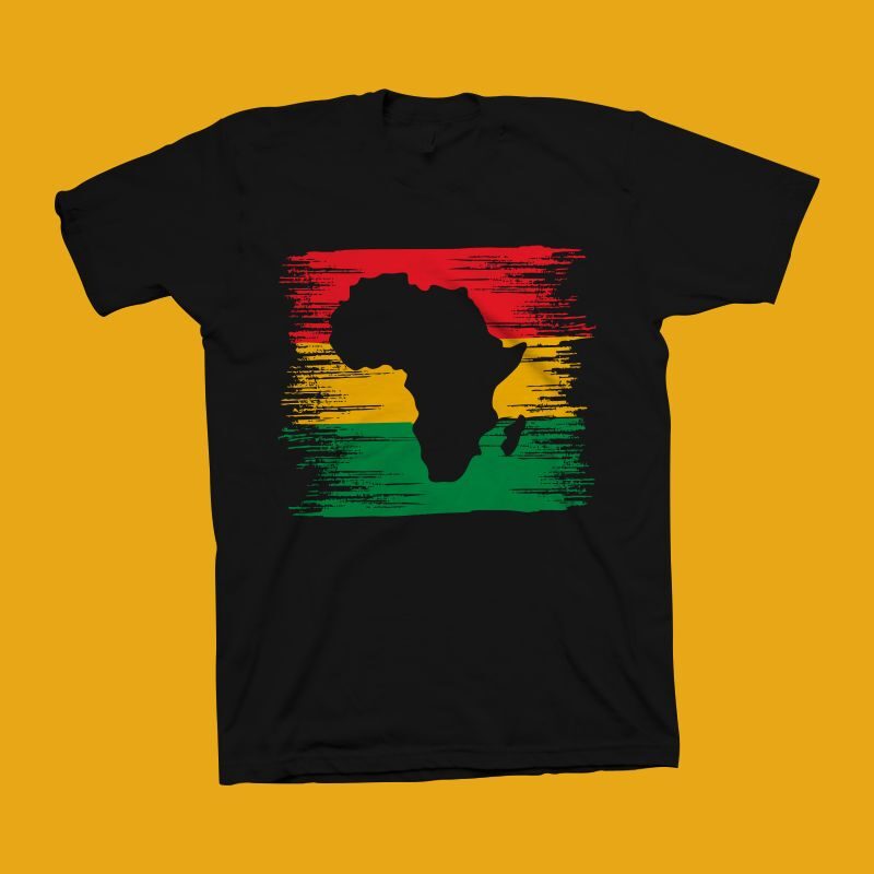 Africa map svg, Vintage africa map t shirt design, Juneteenth shirt ...