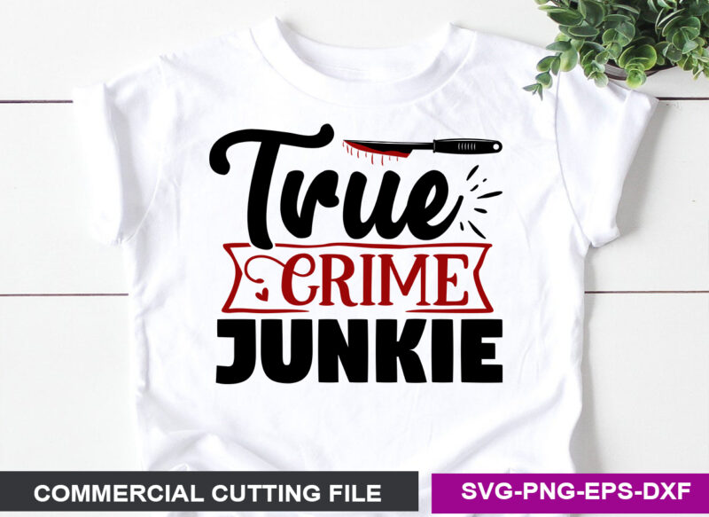 Ture Crime SVG T shirt Design Bundle