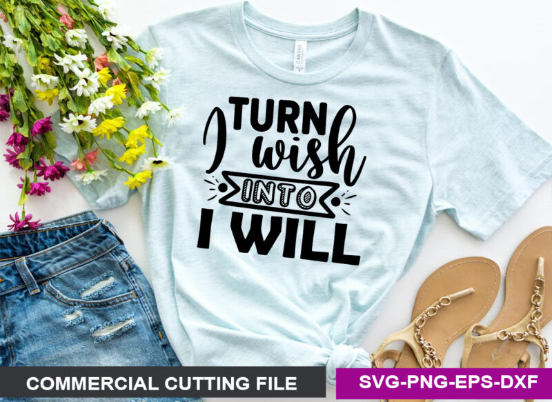 Motivational SVG T shirt design template