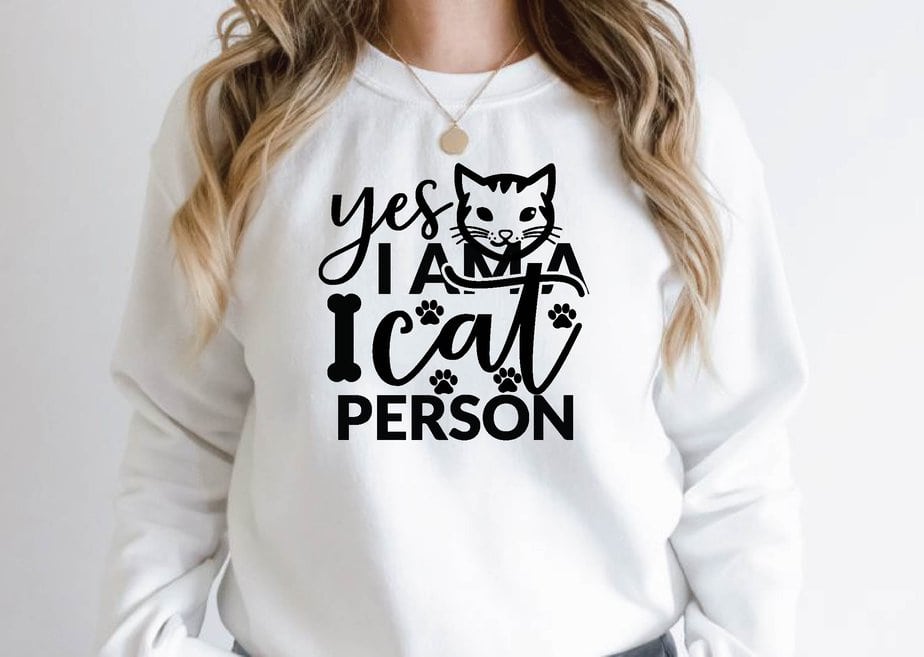 yes i am a cat person - Buy t-shirt designs