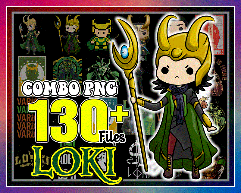 Combo 130+ Loki Bundle, Loki Chibi, Loki Symbol, Variant, Loki ...