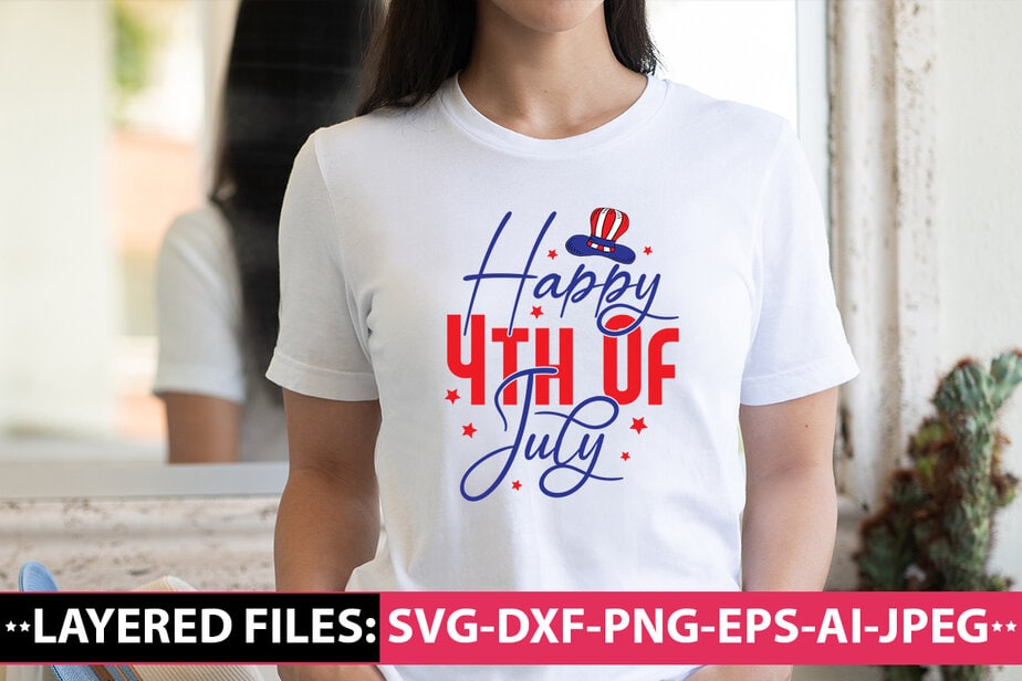 4th of July 50 Editable T-shirt Designs Bundle Part 1