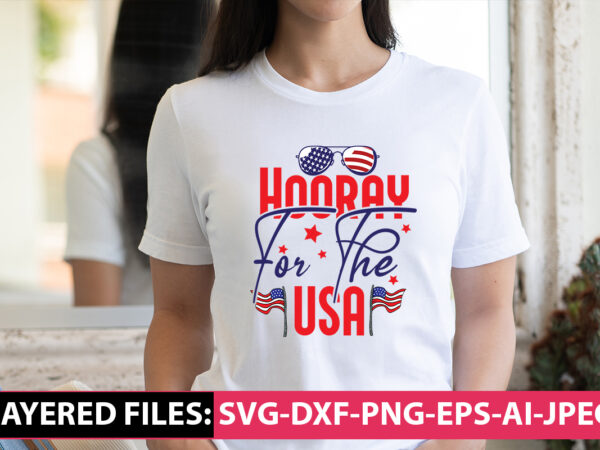 Hooray for the usa vector t-shirt design