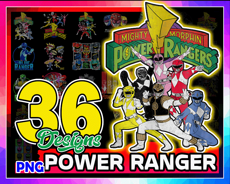 Bundle 36 Power Ranger Png, Logo Power rangers, Face hero, Power rangers png, Dino rangers png, Submilation design, Digital Download 934127653