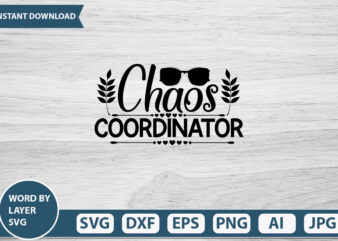 Chaos Coordinator vector t-shirt design