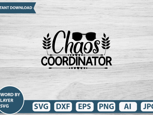 Chaos coordinator vector t-shirt design