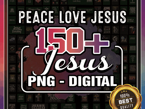 Https://svgpackages.com 150+ peace love jesus png bundle, jesus png, jesus sublimation png, peace love jesus leopard digital png, cross digital, digital download 982503427 graphic t shirt