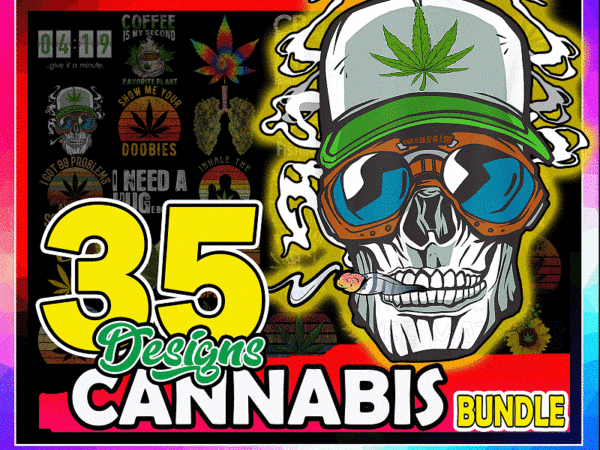 Https://svgpackages.com 35 designs cannabis png bundle, weed bundle png, dope bundle, smoke weed png, retro design weed cannabis png, vintage retro marijuana leaves 983052162