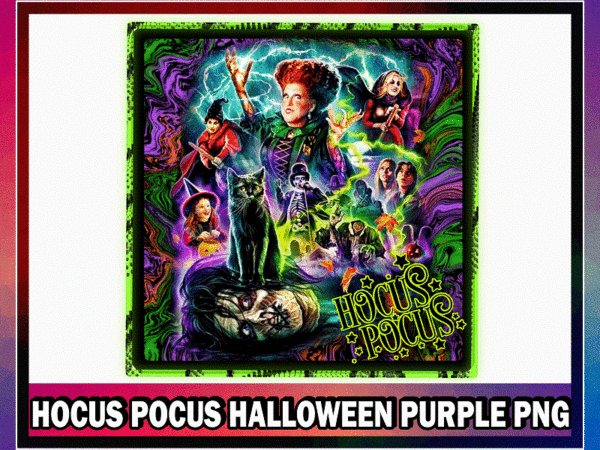 Hocus pocus halloween purple png, sublimation design, instant download 1035504162