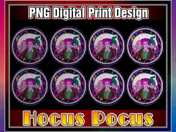 Hocus pocus halloween circle png, hocus pocus png printable t-shirt, digital design leopard sublimation, png digital print designs 1051167769