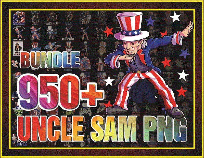 Https Svgpackages Com Designs Uncle Sam Png Dabbing Uncle Sam Th Of July Png