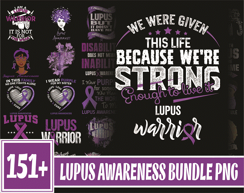 Bundle 151+ Lupus awareness png, Lupus Digital png, Warrio lupus awareness Png, In May We Wear Purple Sublimation Png, Digital Download 1010229867