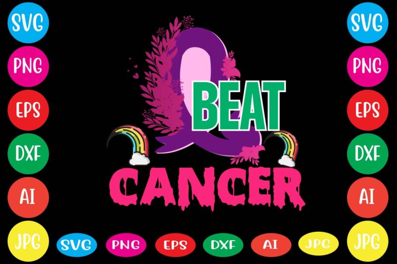 Beat Cancer ,Breast cancer awareness svg cut file , breast cancer awareness tshirt design, 20 mental health vector t-shirt best sell bundle design,mental health svg bundle, inspirational svg, positive svg,