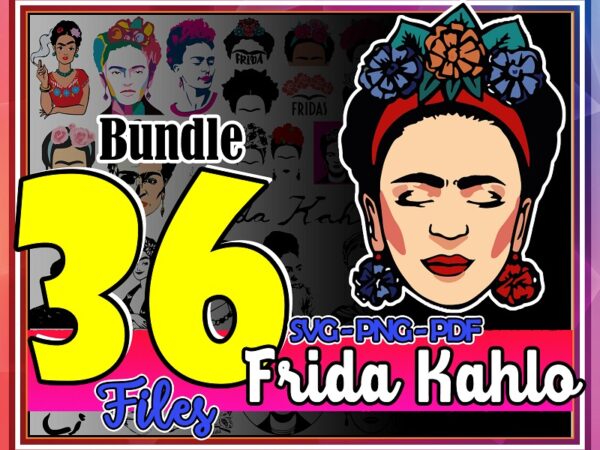 Https://svgpackages.com bundle 36 designs frida kahlo svg, frida kahlo svg png dxf, frida kahlo cipart, frida kahlo svg cut fies, musicartstore digital download 998476602