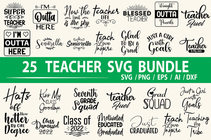 Teacher SVG Bundle