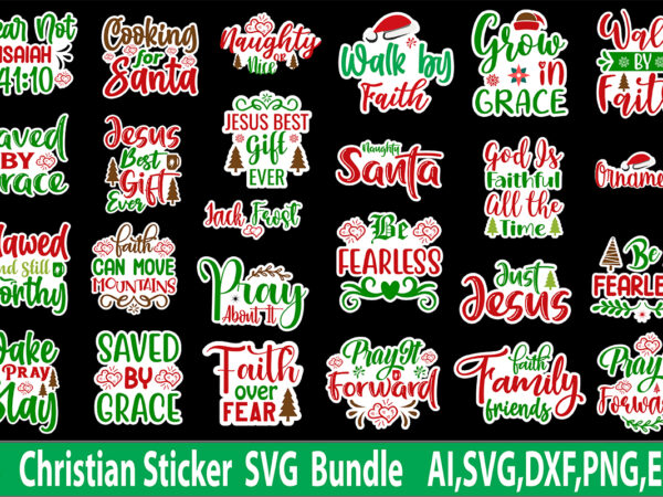 Christain sticker svg bundle t shirt vector file