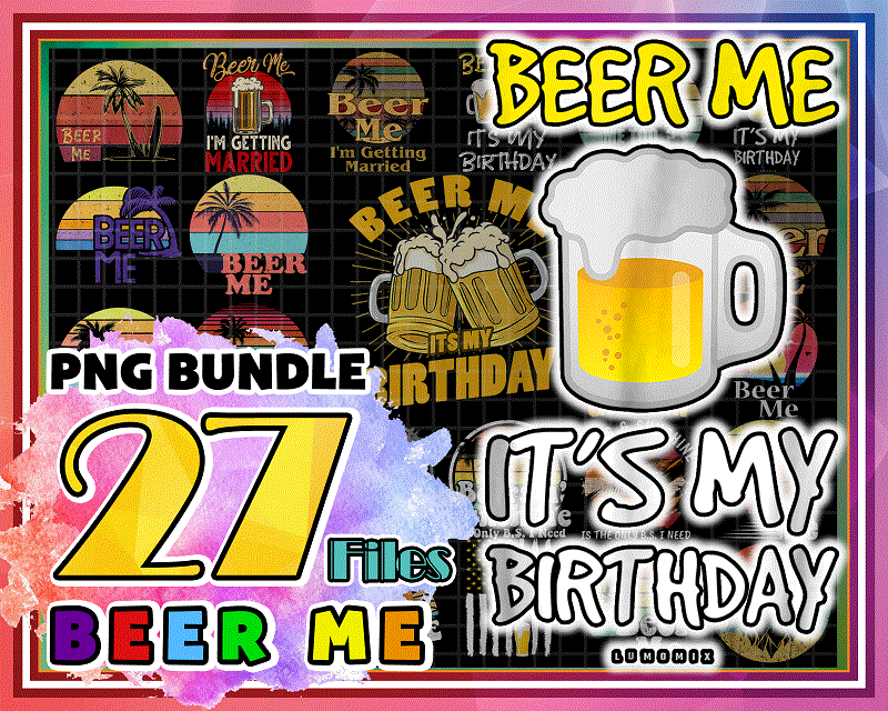 Bundle 27 Beer Me Png Designs, Retro Vintage Beer Png, Summer Sun, Beer Lovers Png, Beer and Sunshine Png, Summer Time, Digital Download 1008470052