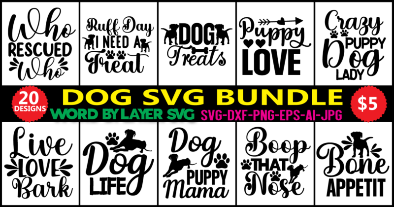 Dog Svg Bundle, 20 svg vector t-shirt design, Dog Floral Svg, Dog Lover Svg, Puppy Svg, Cute Dog Svg, Labrrador Svg, Animal Svg, Pet Svg, Dog Svg, Dog Face, Svg,