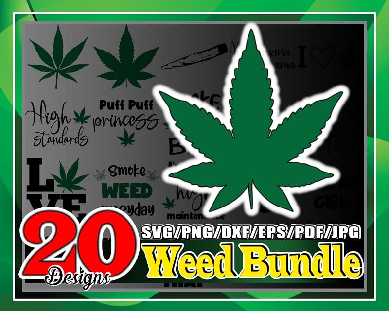 https://svgpackages.com Bundle 20 Weed Svg Png, Weed Cut File, Weed Quotes Svg, Marijuana Svg, Weed Leaf Svg, Cannabis Svg, Rolling Tray, Digital Download 971222752