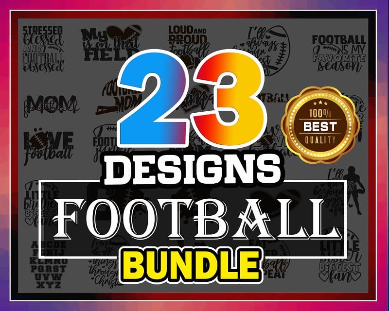 Football SVG Bundle, Love Football SVG Cut Files, Football Mom Svg, Football is My Favorite Season Clipart, Commercial Use, Instant Download 802337260