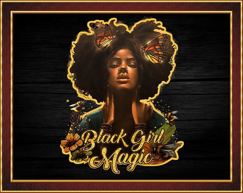 Black Girl Magic png, Black Girl Art, Black Women, Black Pride, Afro Girls, Afro Women, Black Beauty, Black Melanin, Digital Downloads 854687614