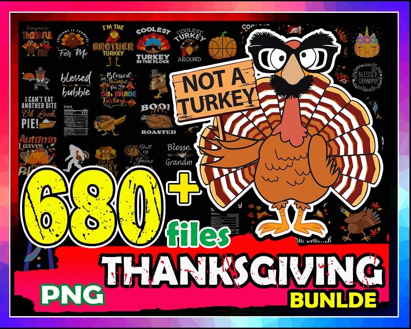 680 Thanksgiving Png Bundle, Thanksgiving Turkey, Thankful Png, Turkey Png, Turkey Drop, Autumn Bundle, Thanksgiving Fall, Digital Download 895502395