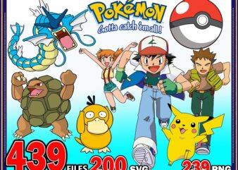 https://svgpackages.com 439 Pokemon Bundle, Pokemon Characters, Pokemon Gotta Catch’em All, Pokemon Clipart, Pokemon Images, Pikachu Svg, Pokemon Cut File 925383892