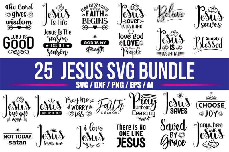 Jesus SVG Bundle