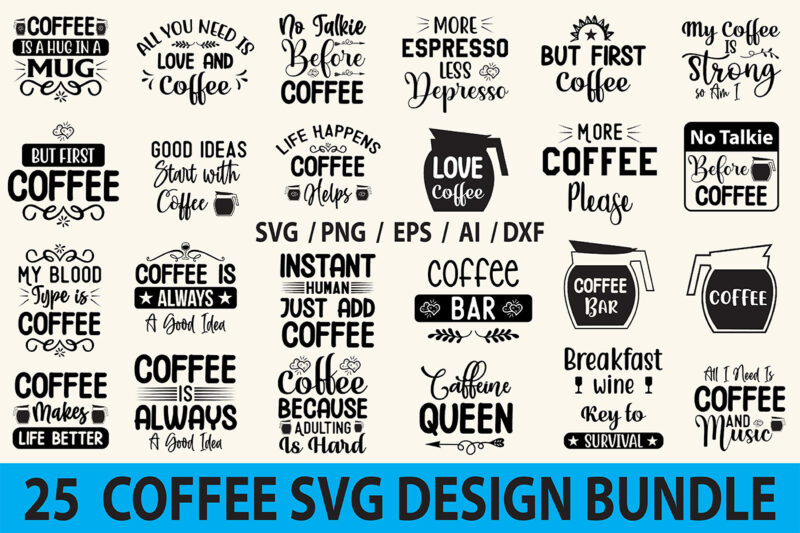 Coffee SVG Bundle