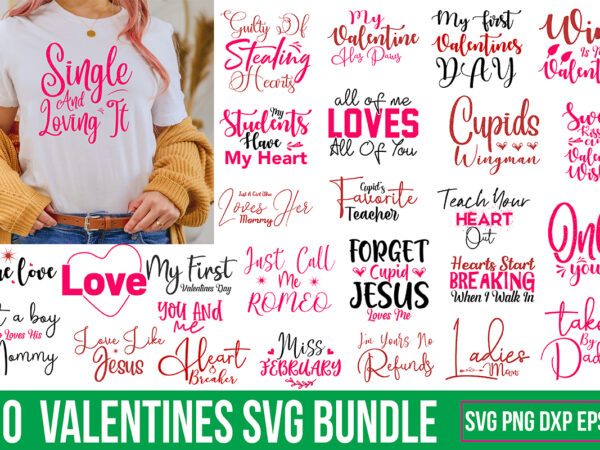 Valentines svg bundle t shirt vector art