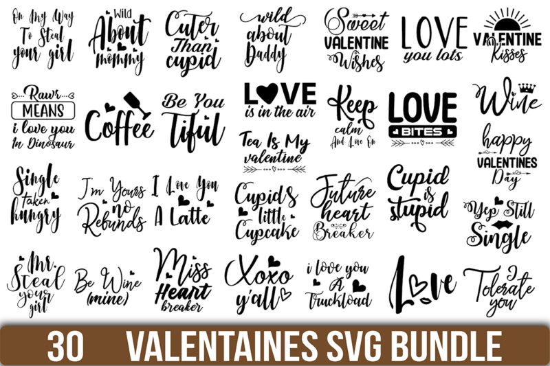 Valentines SVG Design Bundle