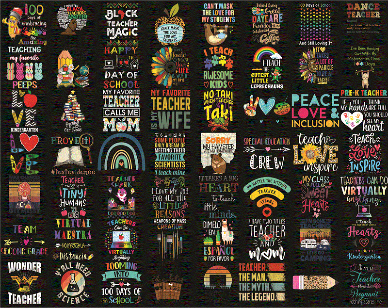 69+ Teacher PNG Bundle, 100 Days Of School PNG, Peace Love Art File, Dancer Teacher, Virtual Teacher, Black Teacher Matter, Love Teacher png 924515560