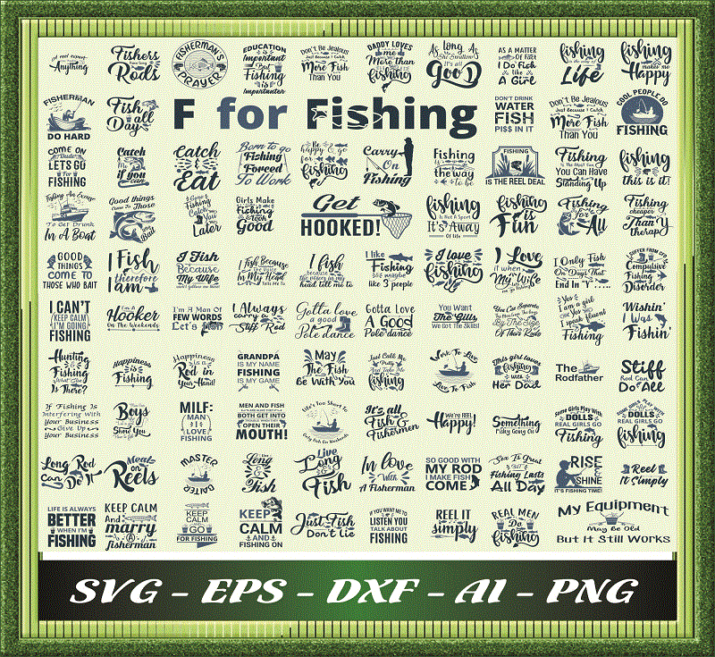 94 Fishing SVG Bundle, Shirt Fishing Quote svg, Fishing Fonts svg Bundle, Fishing Design Bundle svg, Svg Files For Cricut, Instant Download 966838786