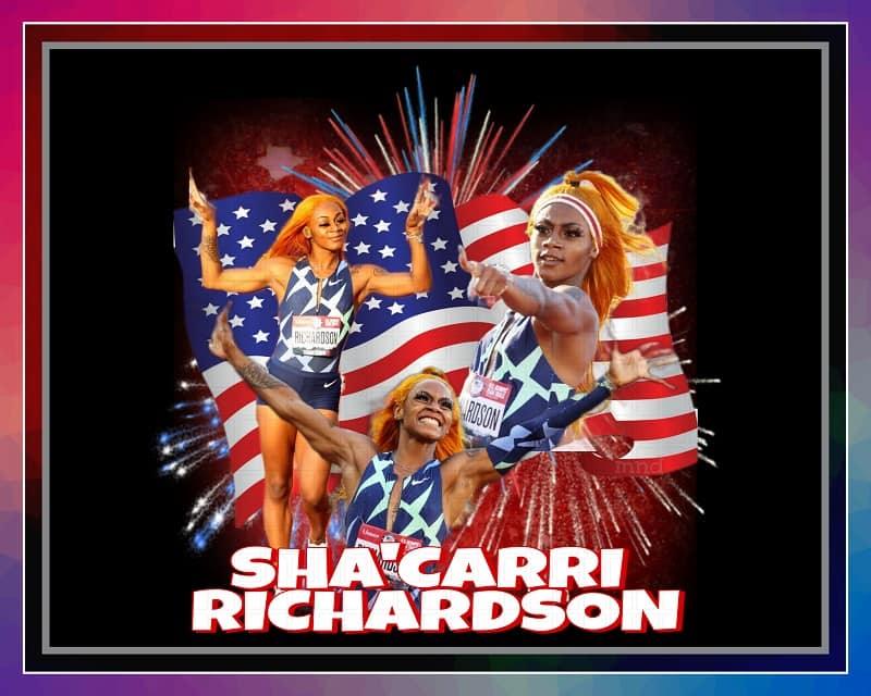 Sha’Carri Richardson PNG, Olympics Tokyo, Black Excellence PNG, Gymnastics PNG, Only Design, Only Sublimation, Digital Download 1029505516