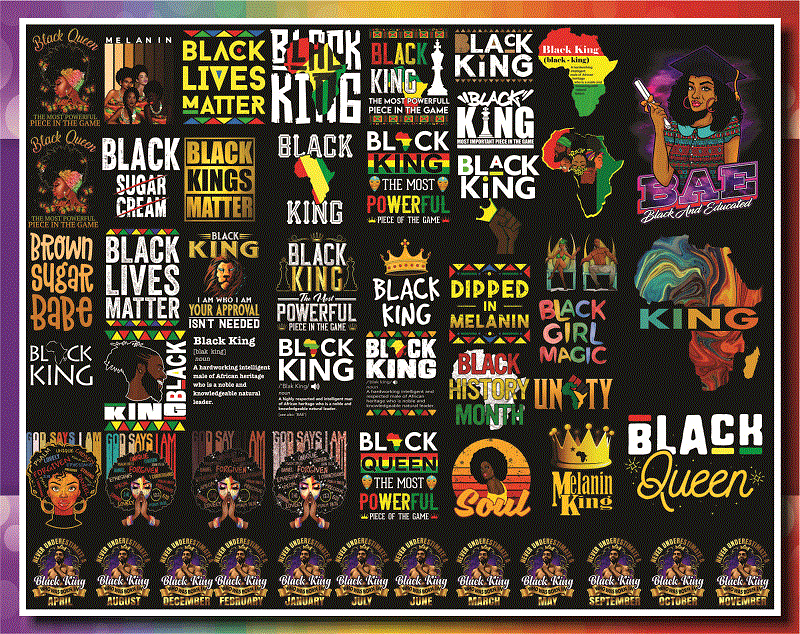 Bundle 100 Melanin King Png, Educated Black King Png, Black King Definition Png, Black Father Matter Support Black Dad Png, Digital Download 990964723