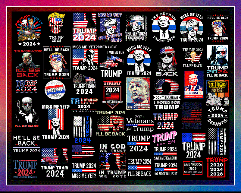 98 Designs Trump 2024, Trump 2024 PNG, Sublimation Design, Sublimation Download, Election 2024 Sublimation, Election 2024, Trump Cut file 1006742590