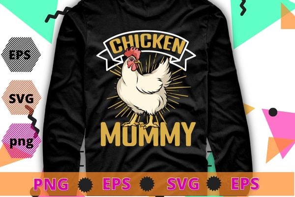 Chicken mommy Funny Chicken Farmer Chicken Daddy Rooster Hen T