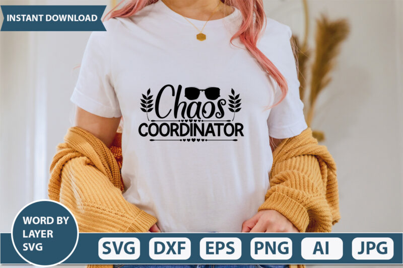 Chaos Coordinator vector t-shirt design