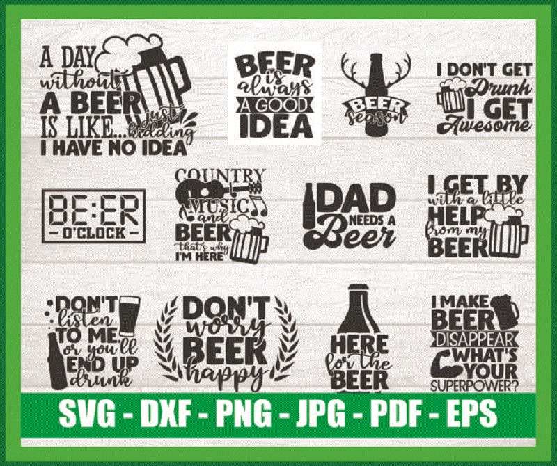 30 Designs Beer SVG Bundle, Beer Quotes, Beer Lover, Drinking SVG, Funny Beer, Beer Mug, Beer Signs, Commercial Use Instant Download 808960868