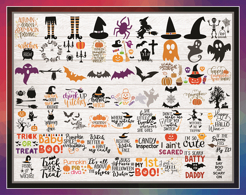 500 + HALLOWEEN BUNDLE SVG, Halloween Svg Mega Bundle, Halloween Svg ...